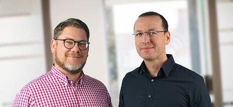 Bernd Vermaaten und Dr. Thilo Gans, Geschäftsführung solute GmbH