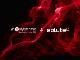ad pepper Gruppe media International N.V. erweitert Marktpräsenz durch ca. 26%-Beteiligung an der solute Holding GmbH &amp; Co. KG und plant potenzielle Mehrheitsbeteiligung